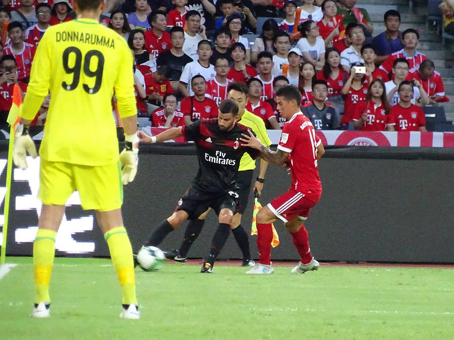 拜仁对阵ac米兰,拜仁德国超级杯发布会