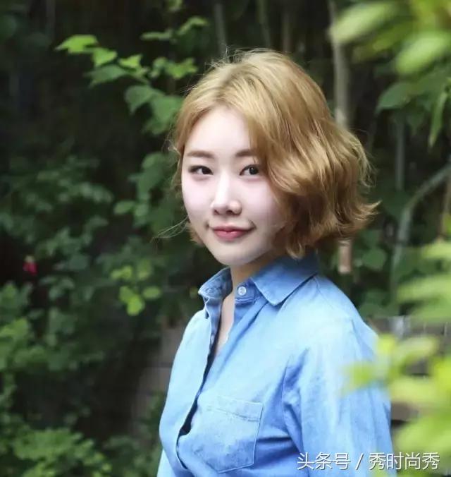 韩系外翻中短发高级感,短发发尾外翻发型