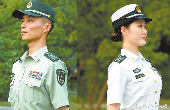 中国人民解放军新式夏常服帽,全军换发佩戴夏常服帽