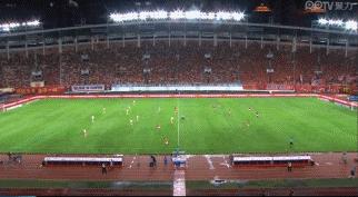 权健开球,卡纳瓦罗天津权健一字开球