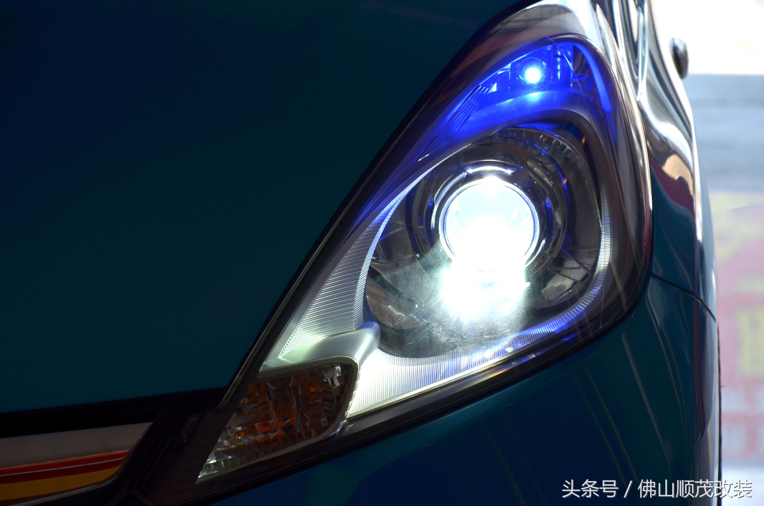 17款飞度改装大灯,12款飞度中网改装