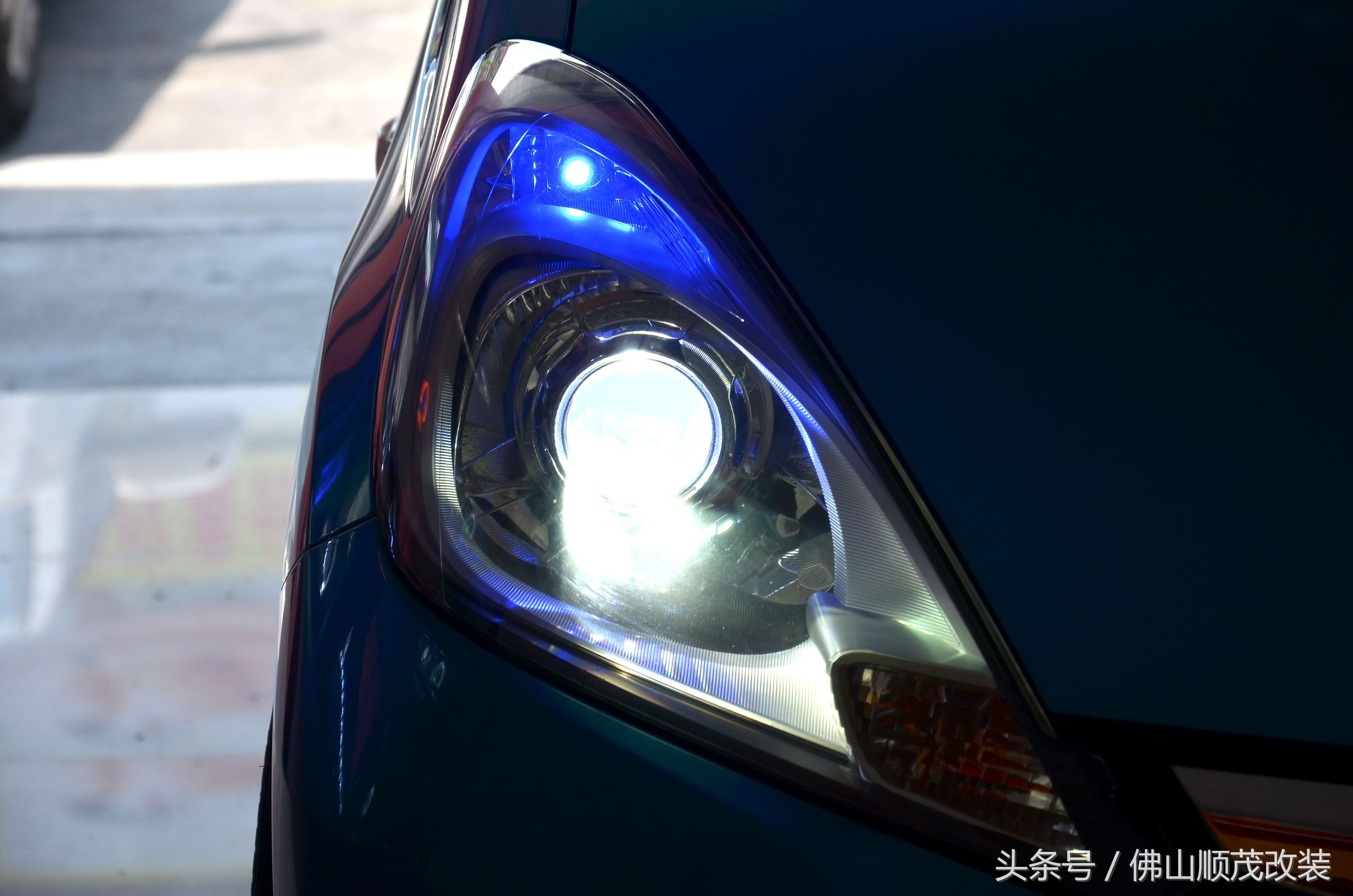 17款飞度改装大灯,12款飞度中网改装
