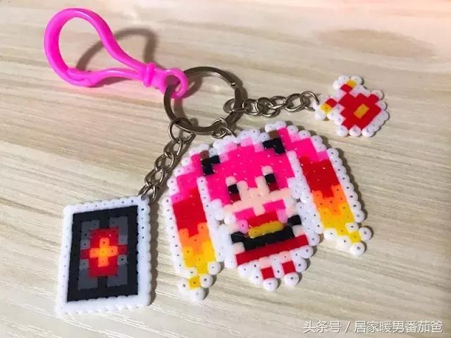 手工活大家一起干,拼豆豆手工教程