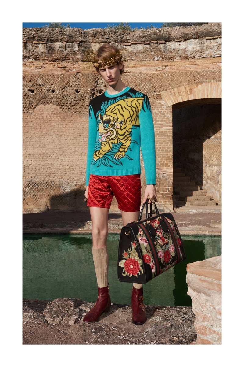 guccimarmont系列,gucci2018秋冬男装发布会