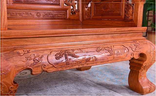 红木沙发哪套款式最好看,一套红木沙发组合