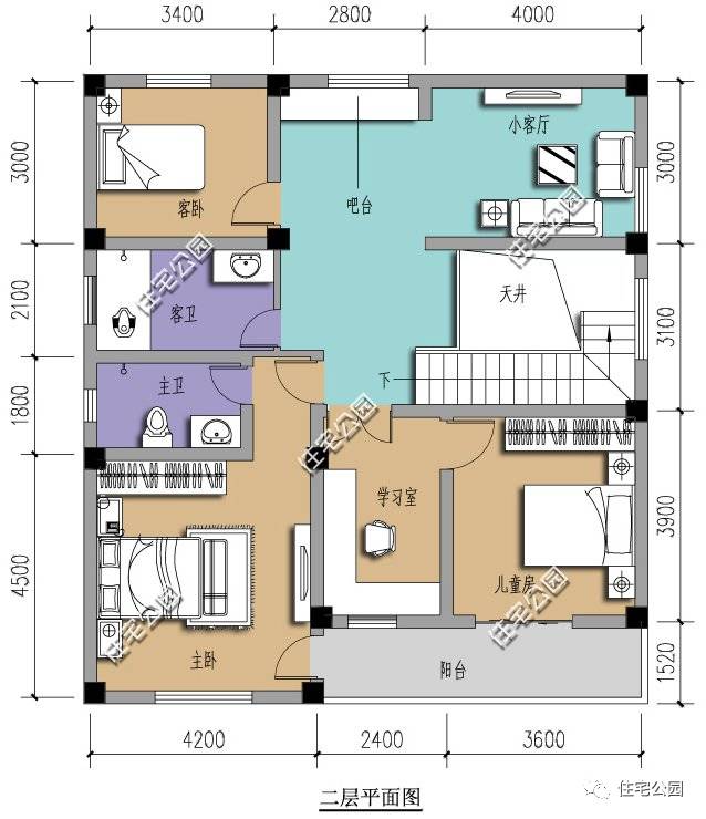 60套农村别墅设计图轻钢三层,60套农村中式别墅设计图