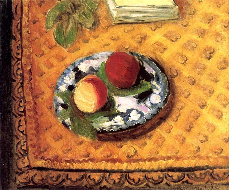 艺术家画的“桃子”很美：有两瓣圆鼓鼓蜜桃的隐喻