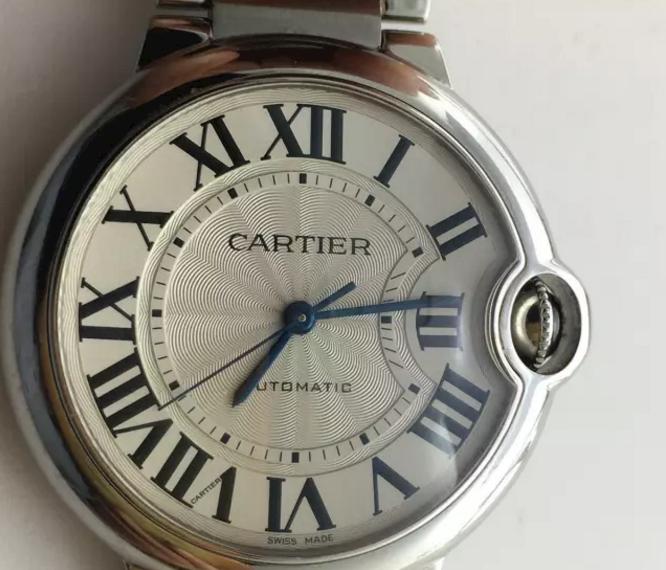 卡地亚蓝气球手表真假鉴定,卡地亚蓝气球42mm真假对照图