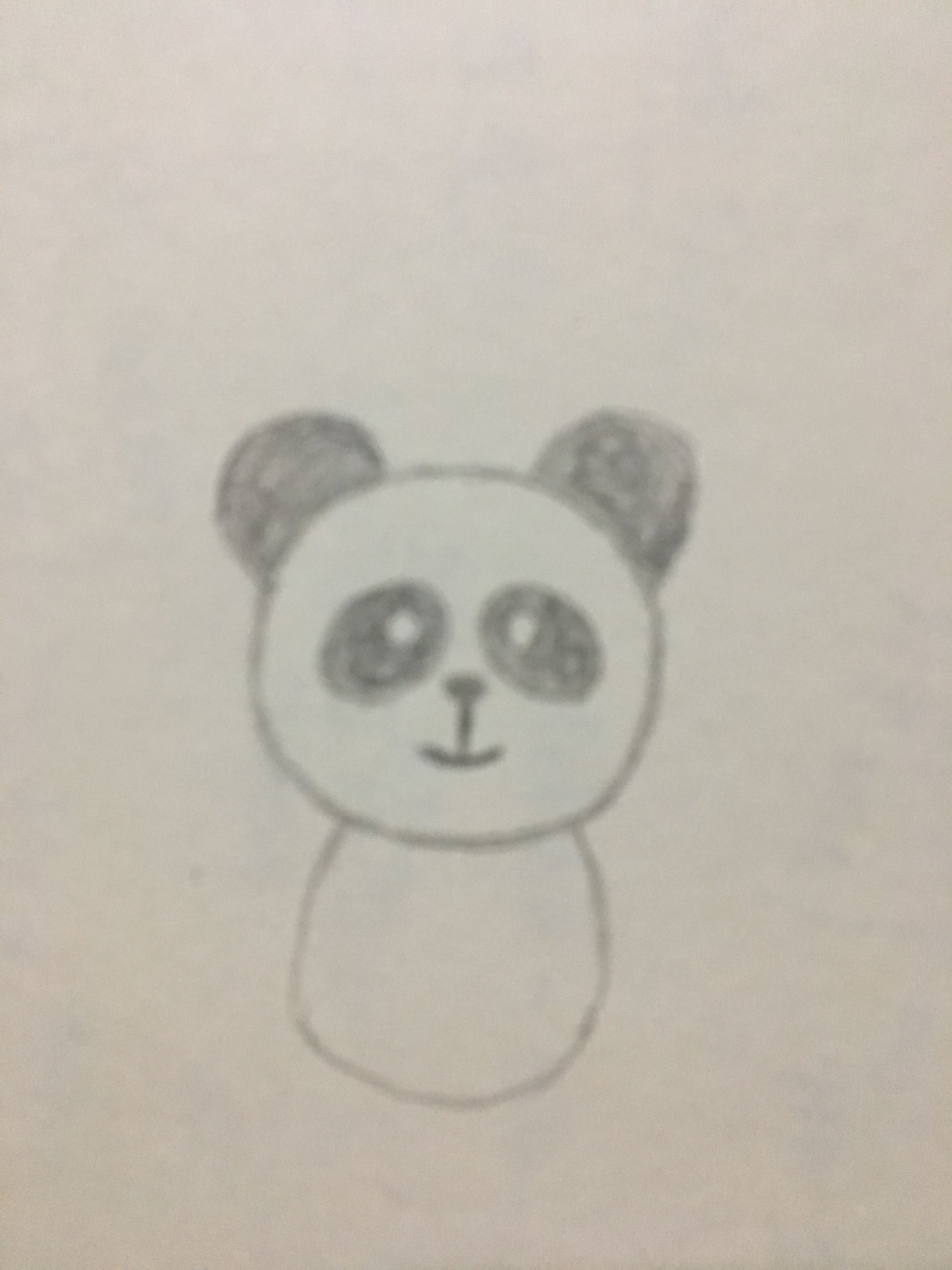 1-3岁儿童简笔画熊猫,熊猫简笔画图片大全大图