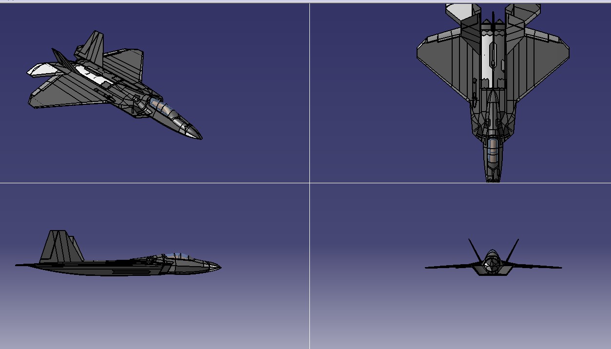 f-22手工制作战斗机模型图纸,f-117隐形战斗机航模图纸