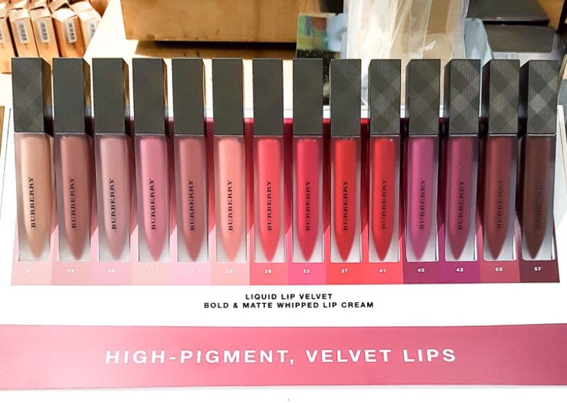 burberry唇釉口红推荐,burberry丝绒唇釉17