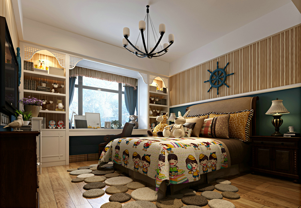 4-5岁儿童房装修风格,7-12岁儿童房装修风格简单