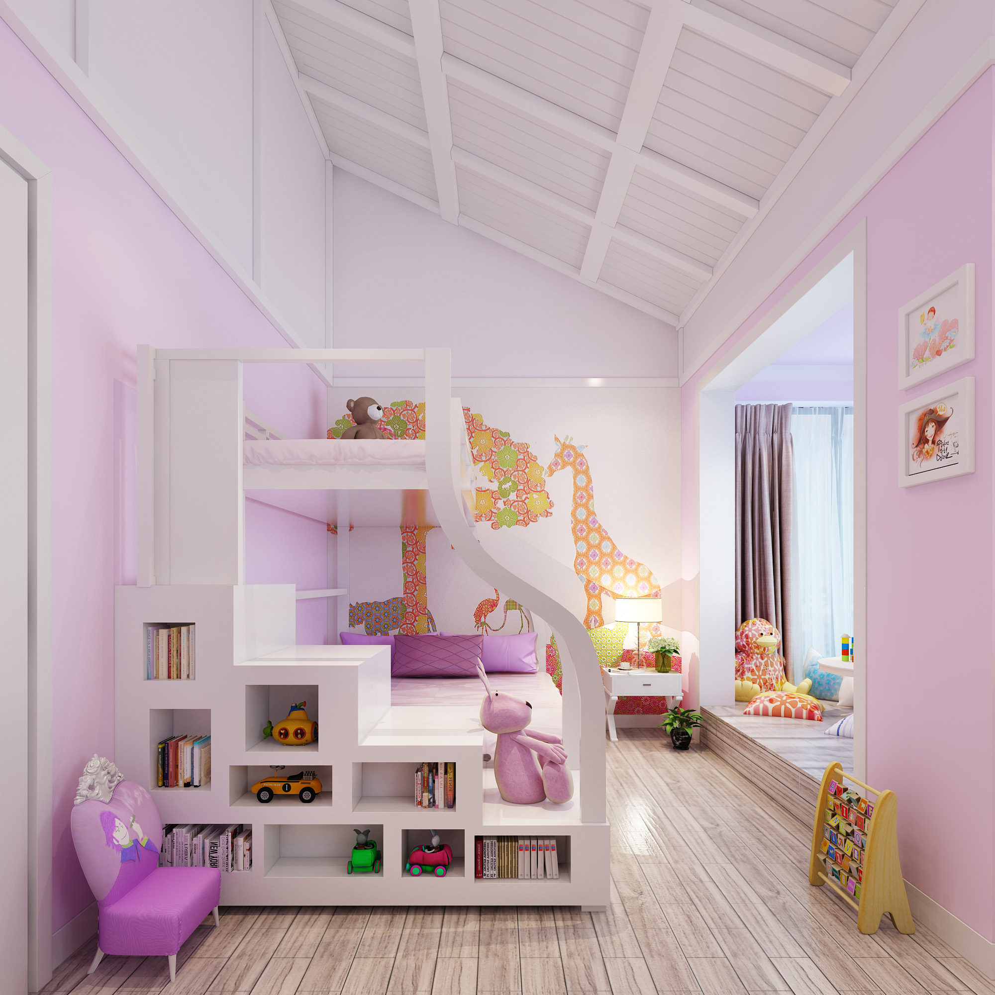 4-5岁儿童房装修风格,7-12岁儿童房装修风格简单