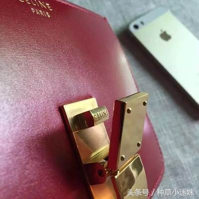 celinebox大红色,celine2018秀