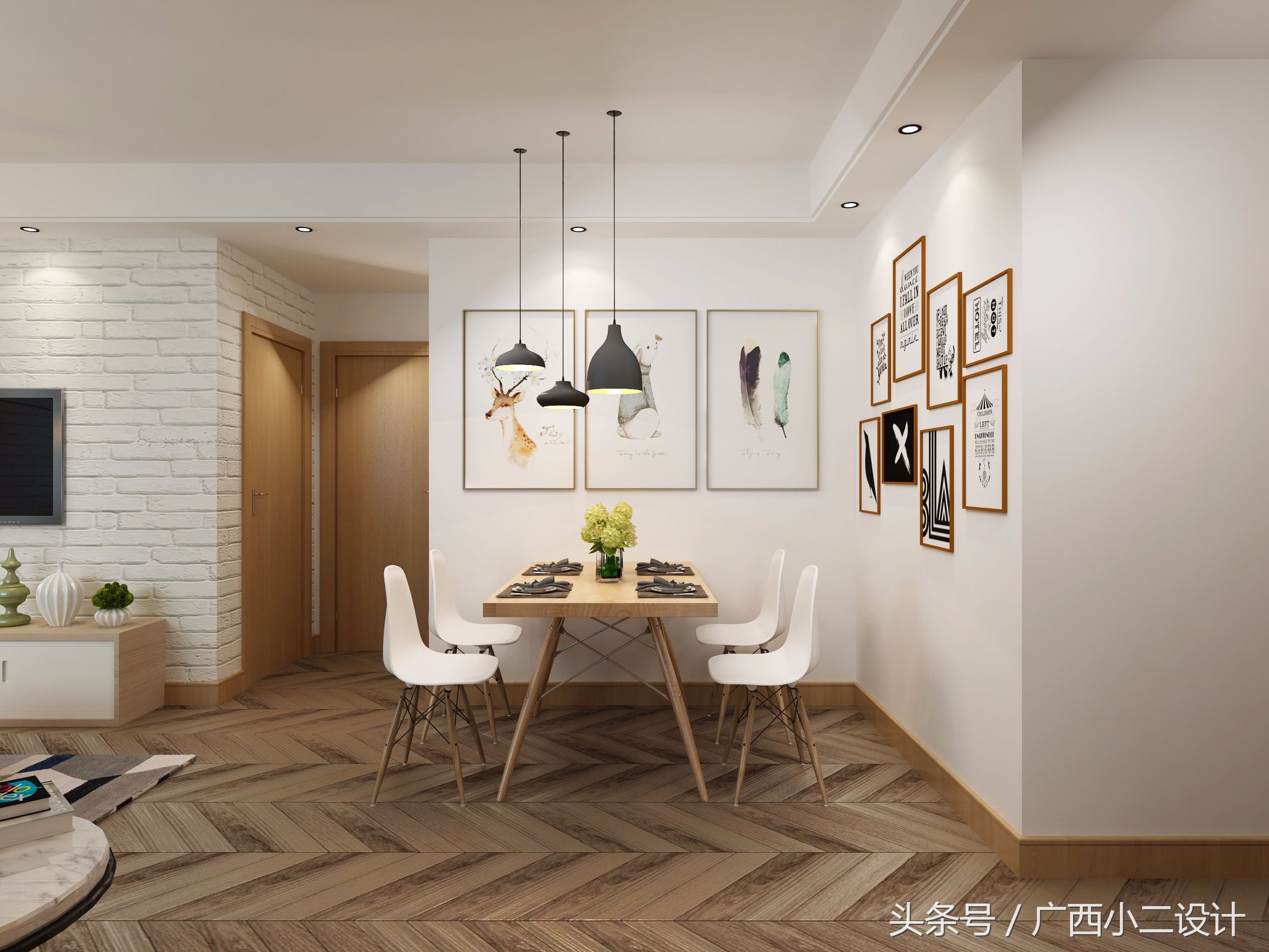 房间装修设计图1-3居室效果图,177平方米装修效果图