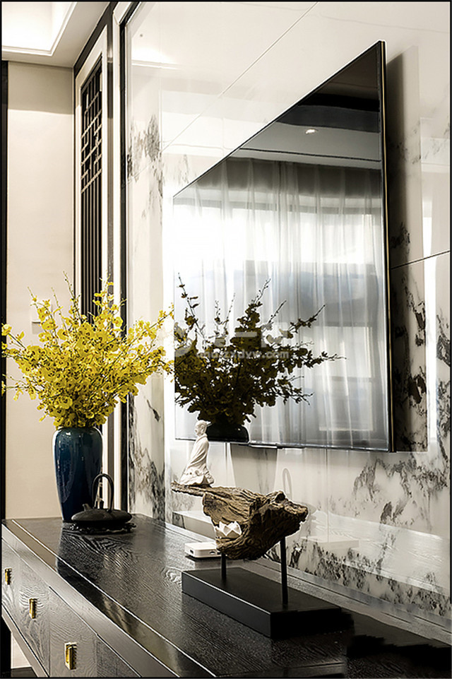 汤河铭筑简欧风格装修,汤河铭筑180多平米装修效果图