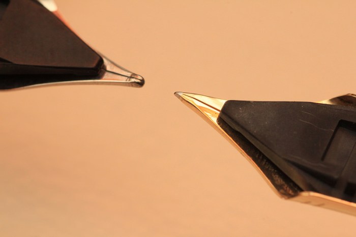 写大字装墨器,3776超级细钢笔