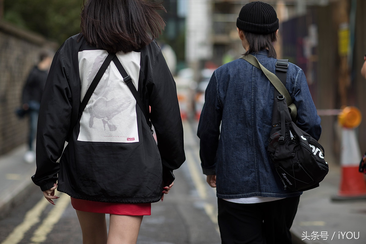 supreme17fw全黑卫衣,supremefw17