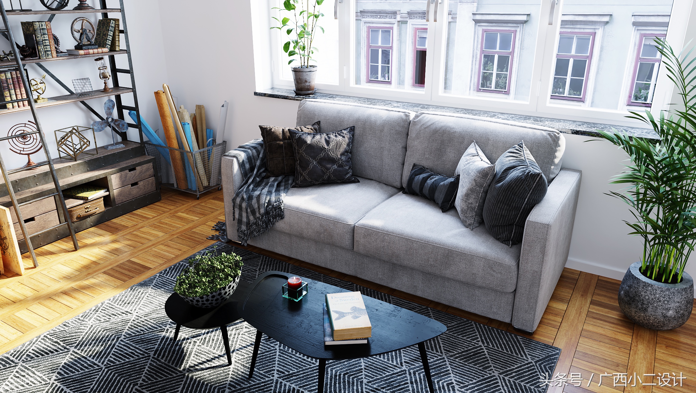 房间装修设计图1-3居室效果图,177平方米装修效果图