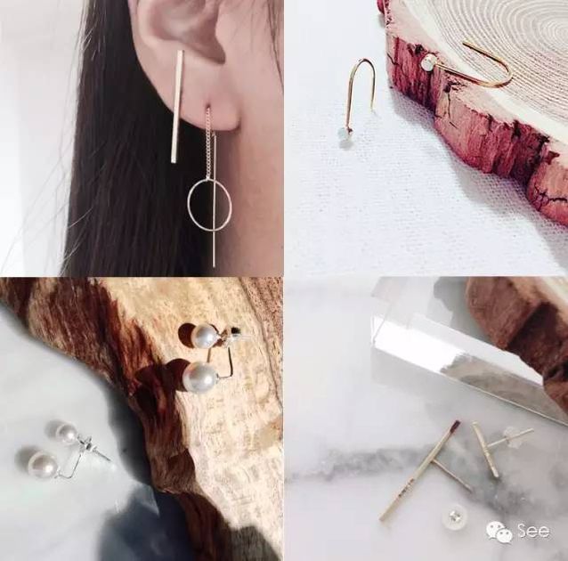 宋慧乔同款双珠珍珠耳环,宋慧乔珍珠耳环双珠同款