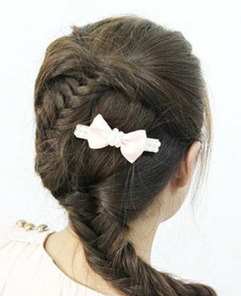 超有个性的几款韩式编发简单易学,半披直发编发教程