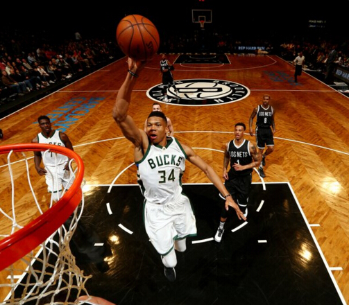 字母哥14-15十佳球,字母哥14中12分