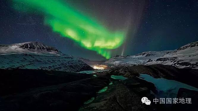 极光和星空相遇,极光和喜欢的人一起看最浪漫