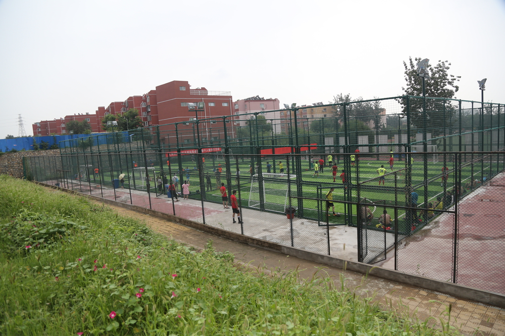 海淀笼式足球场,云岗学校足球场