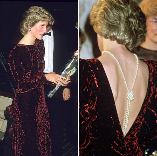 戴安娜王妃的时尚品味,戴安娜王妃复古风格