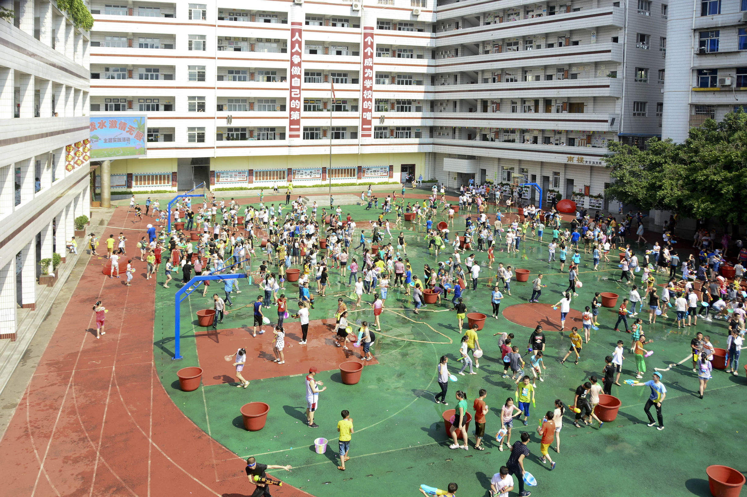 巴州三中训练,小学三下乡趣味课程