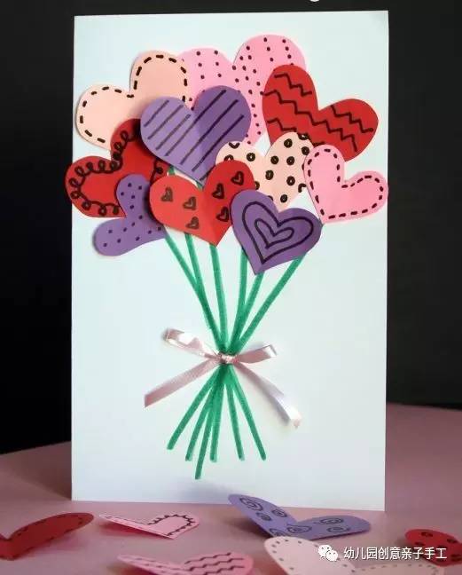 爱心简单折纸手工幼儿园,3-6岁幼儿折纸手工爱心