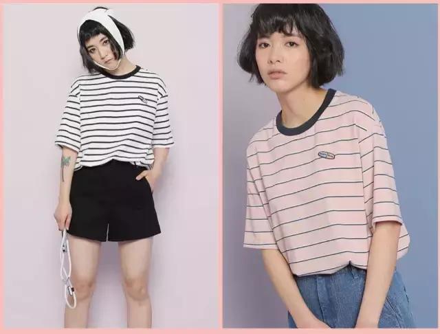 想要怎么穿都比别人瘦，只要一件条纹衫