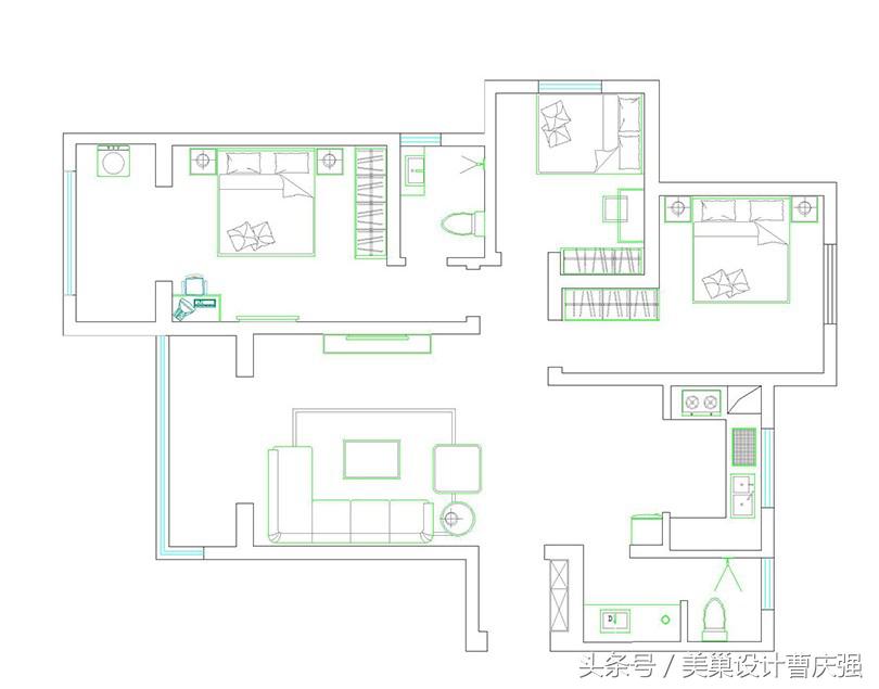 焦作160平的婚房装修,设计的高端大气上档次,谁看了都会喜欢