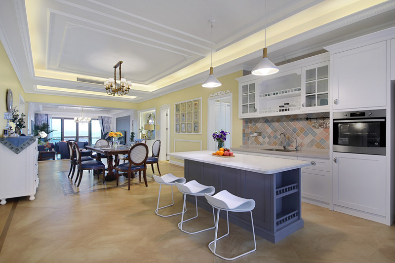 95万打造273平美式四居室，舒适休闲，广州水韵蓝湾装修借鉴