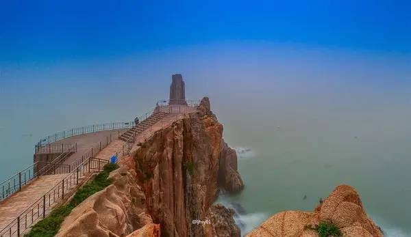 威海千里海岸线风景画,威海的海边适合拍照的地方