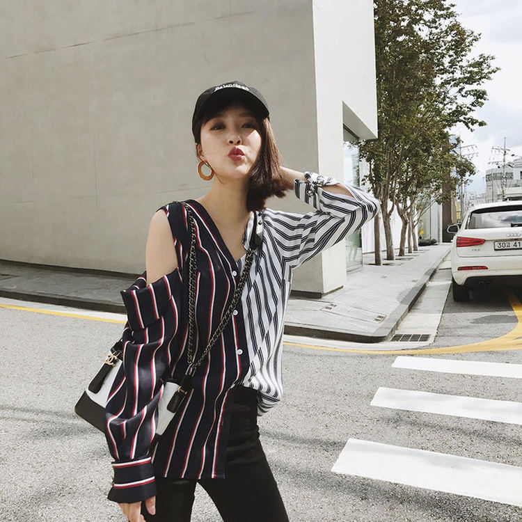 夏日穿搭oversize穿搭,洋气外穿遮肉早秋上衣女oversize