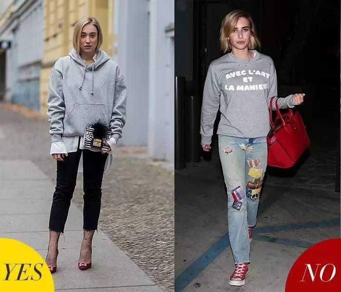 卫衣不好看穿搭,卫衣穿出来不好看