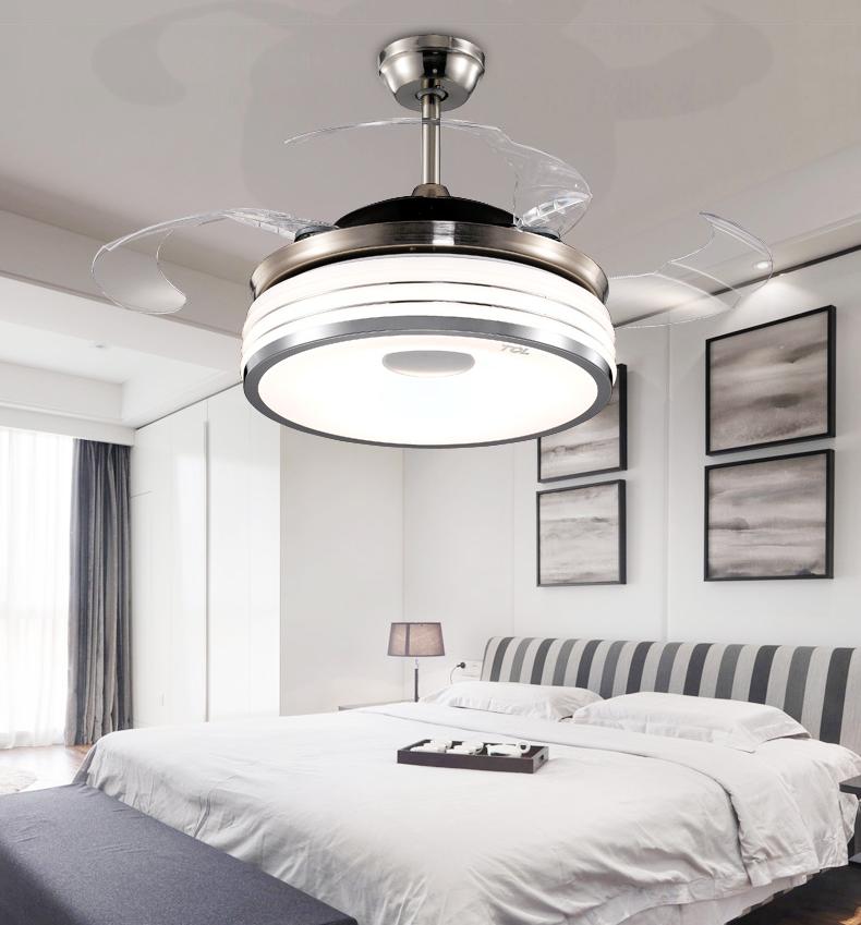 客厅最好看的吊扇灯,极简侘寂风吊扇灯