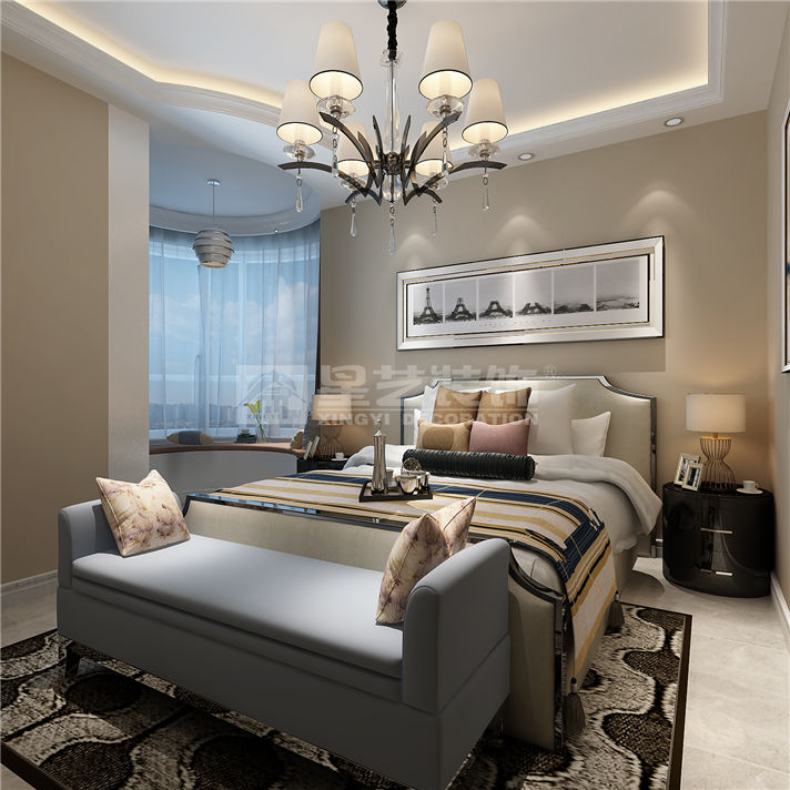 秦皇岛竹海94平两室一厅装修,秦皇岛80平米小户型