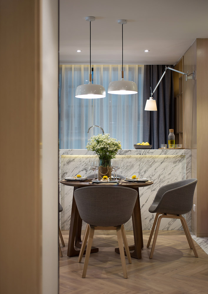 江阴市120平米三室一厅装修轻奢风,江阴102平米欧式装修风格