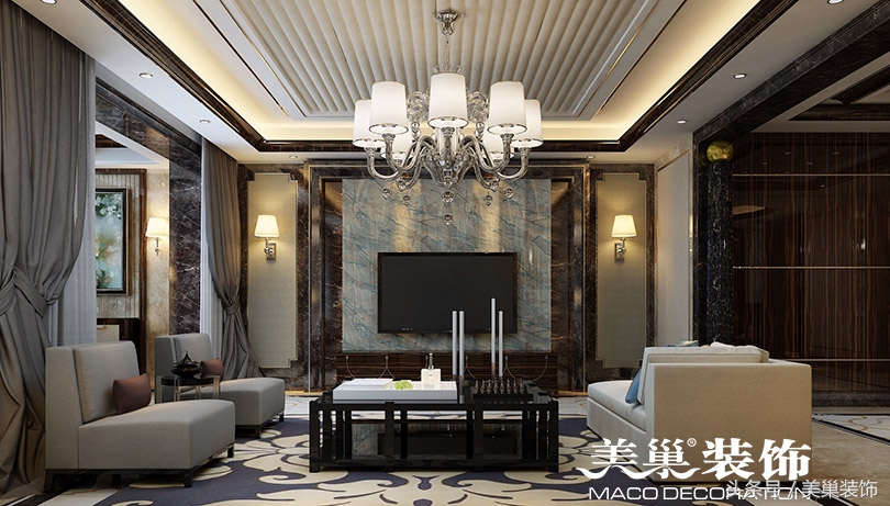 郑州林溪湾别墅装修效果图,郑州林溪湾叠拼别墅