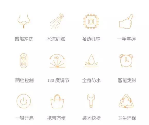 便携式温水冲洗神器,无线多功能冲洗神器