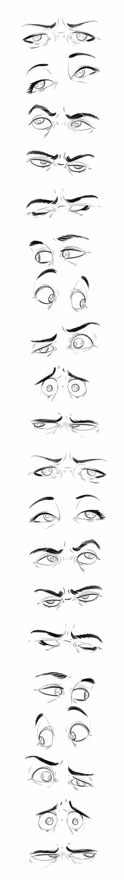 没有眼睛漫画人物怎么画,漫画人物手绘女生眼睛超简单