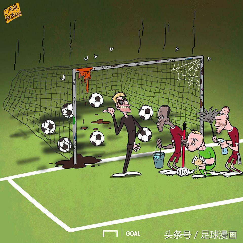 张伯伦利物浦足球,足球萨拉赫漫画