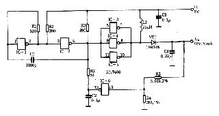 最简单的直流升压电路图,直流电升压电路图及元件说明