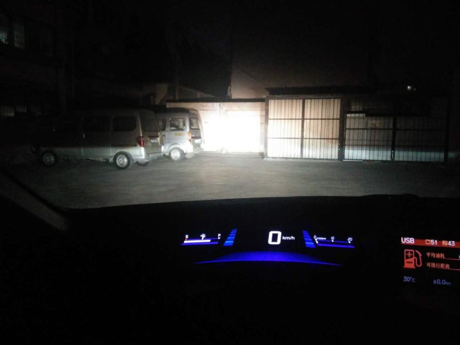 北极星车灯改造,北极星改灯图片