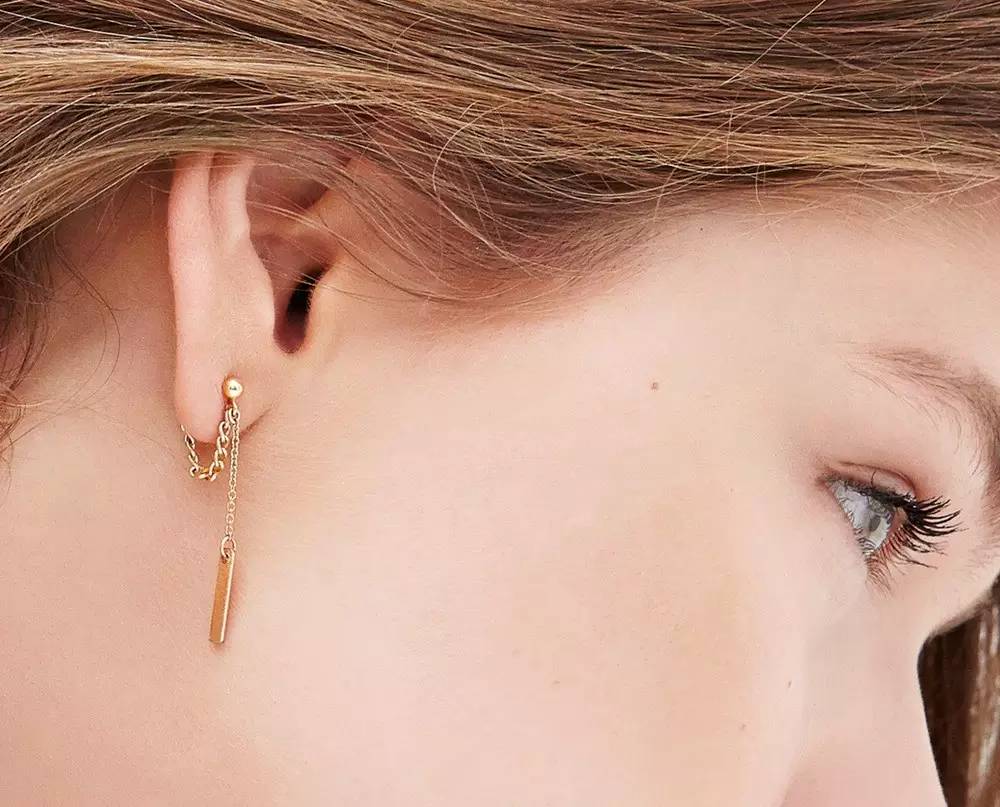 宋慧乔同款耳环无耳洞,宋慧乔金色耳环同款