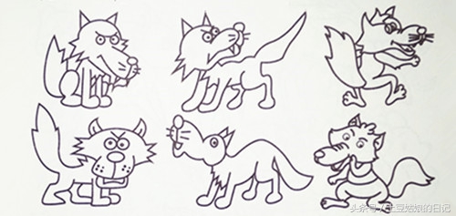 土豆姑娘的日记027-简笔画之森林里的动物朋友们3(蜗牛恐龙)