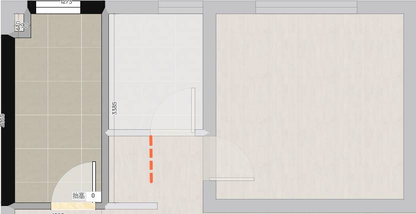干区洗手台镜子对着房门怎么设计,干区镜子对着卧室门怎么化解