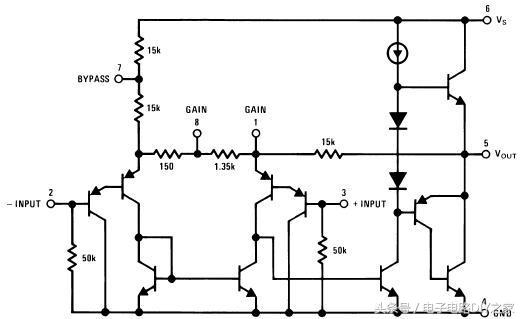 lm386功放电路图怎么看,lm386内部电路图怎么焊接